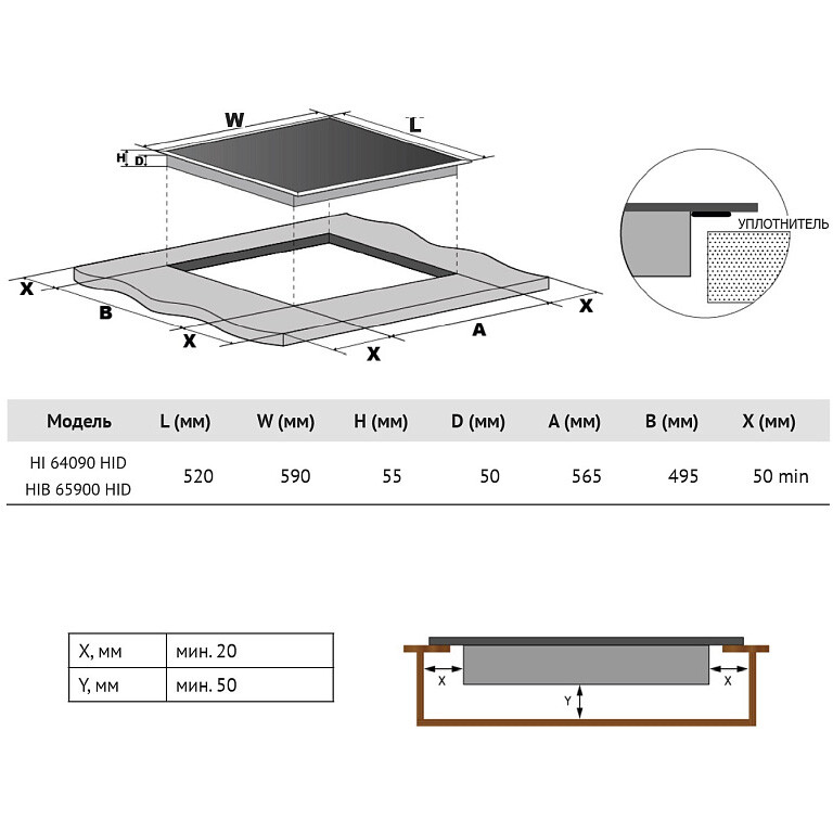 Индукционная варочная панель Korting HI 64090 HID - фото 10