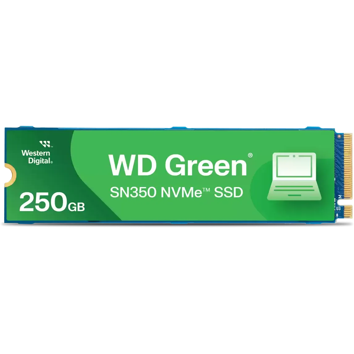 Накопитель SSD 250Gb WD Green SN350 (WDS250G2G0C) - фото 2
