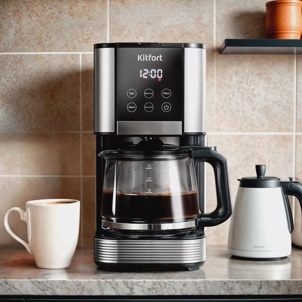 Кофеварка Kitfort КТ-7222 - KT-7222 - фото 6