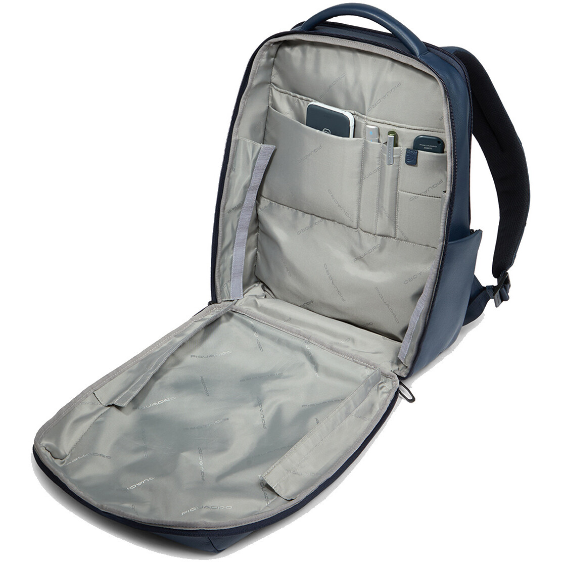 Рюкзак для ноутбука Piquadro Laptop Backpack 14" Blue (CA6766W137) - CA6766W137/BLU - фото 6