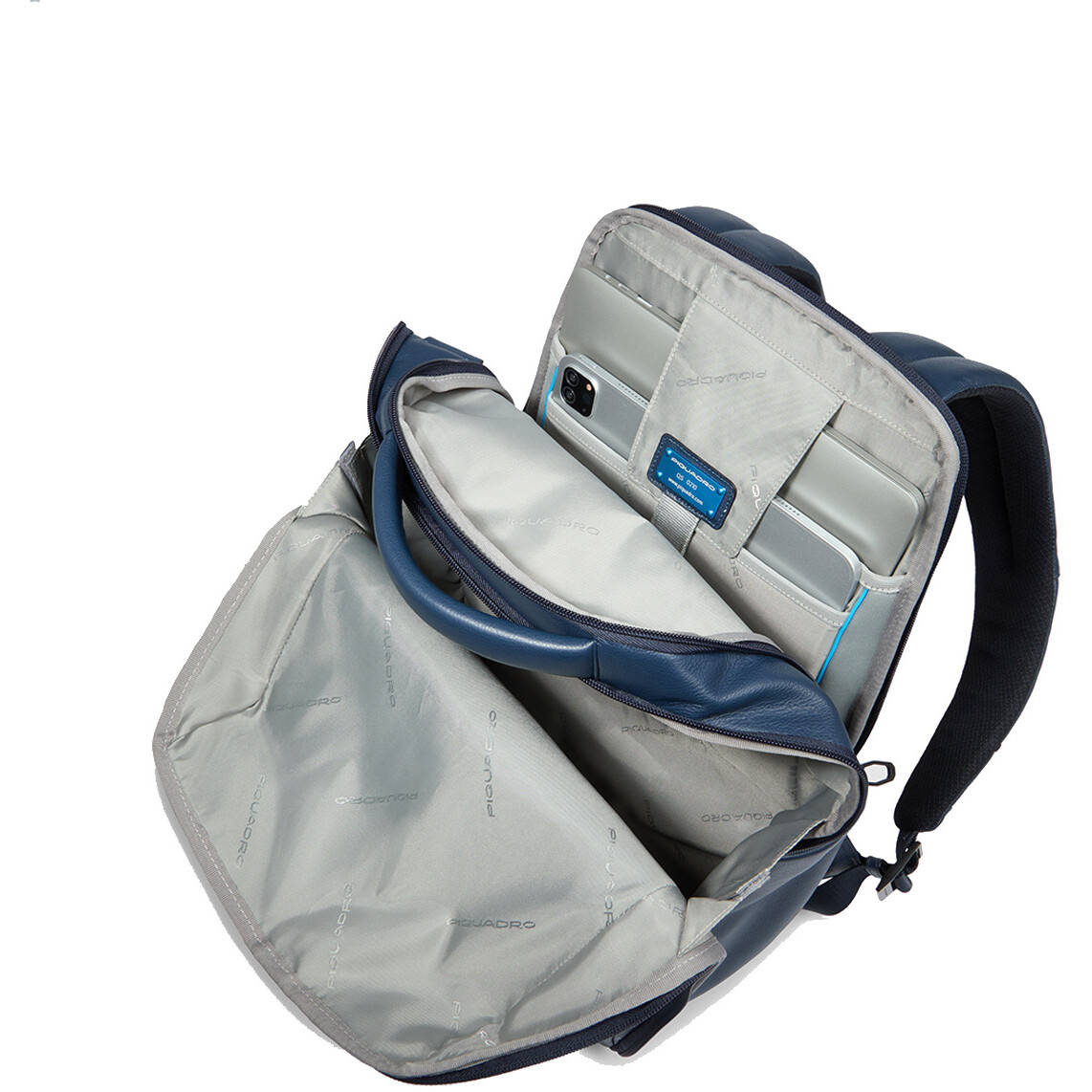 Рюкзак для ноутбука Piquadro Laptop Backpack 14" Blue (CA6766W137) - CA6766W137/BLU - фото 7