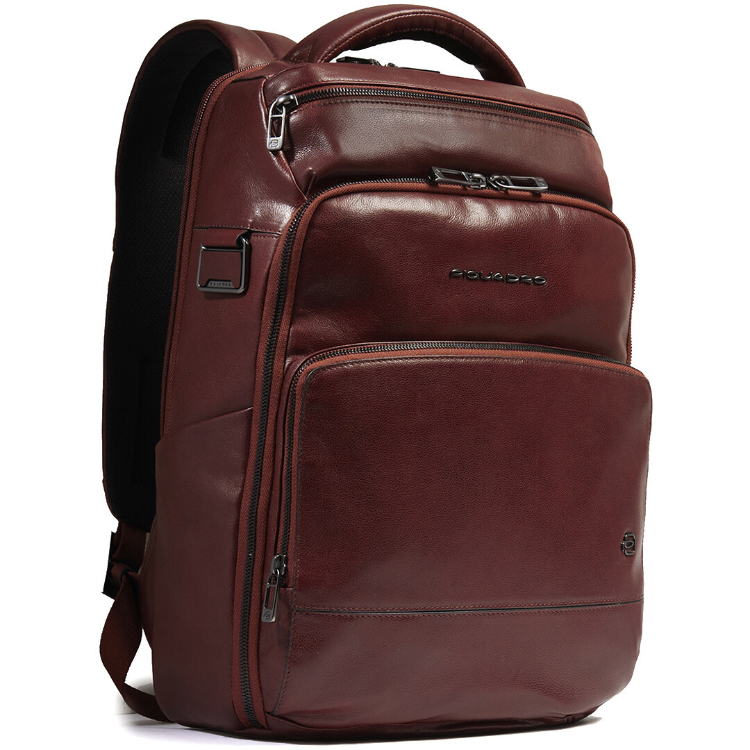 Рюкзак для ноутбука Piquadro Personalizable Laptop Backpack 14" Brown (CA6796W136) - CA6796W136/M - фото 2