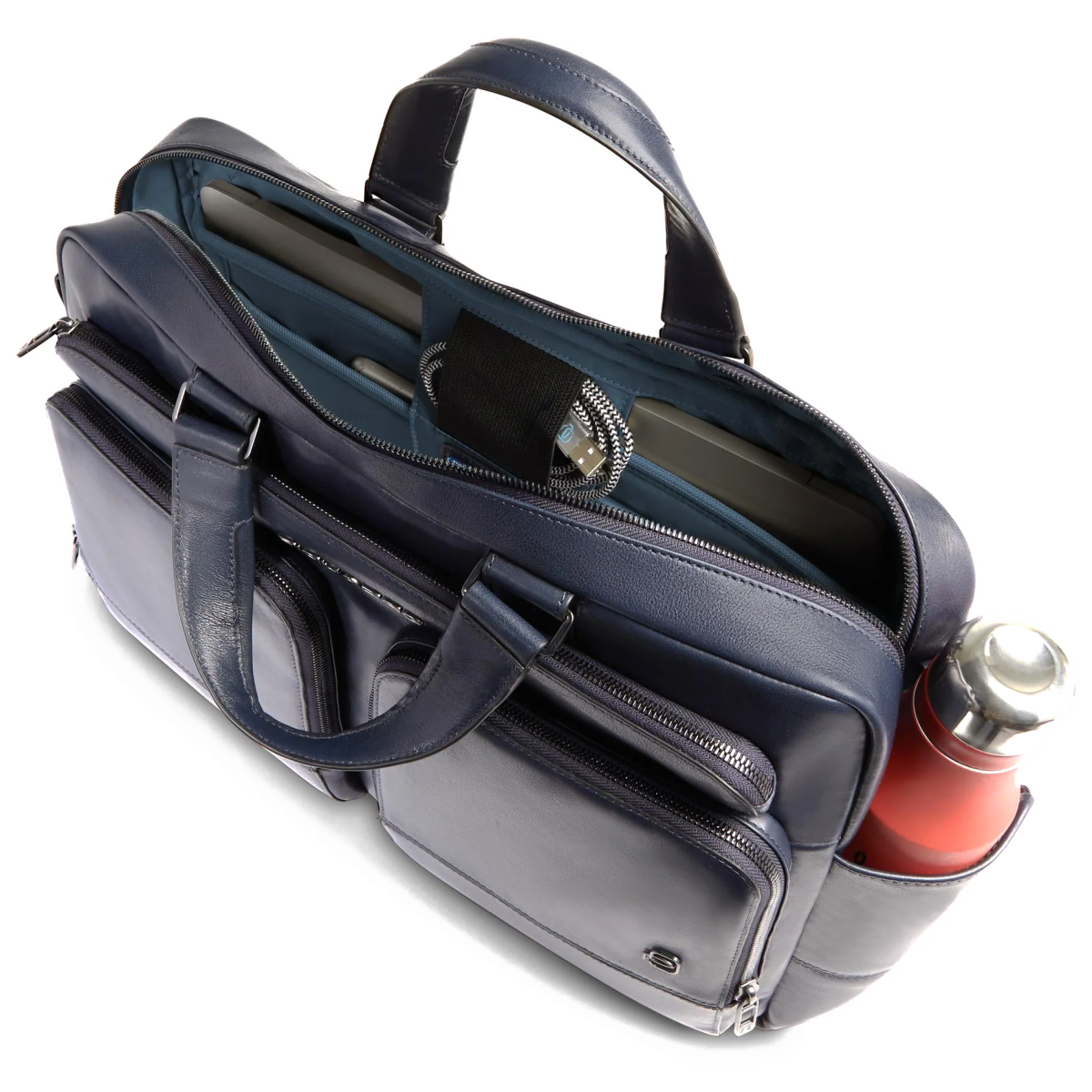 Сумка для ноутбука Piquadro Personalizable Laptop Bag 15.6" Blue (CA6793W136) - CA6793W136/BLU - фото 3