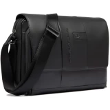 Сумка для ноутбука Piquadro Messenger Laptop Bag 14" Black (CA6802UB00) (CA6802UB00/N)