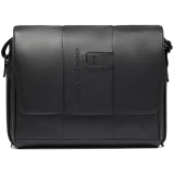 Сумка для ноутбука Piquadro Messenger Laptop Bag 14" Black (CA6802UB00) (CA6802UB00/N)