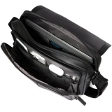 Сумка для ноутбука Piquadro Messenger Laptop Bag 14" Black (CA6802UB00) (CA6802UB00/N)