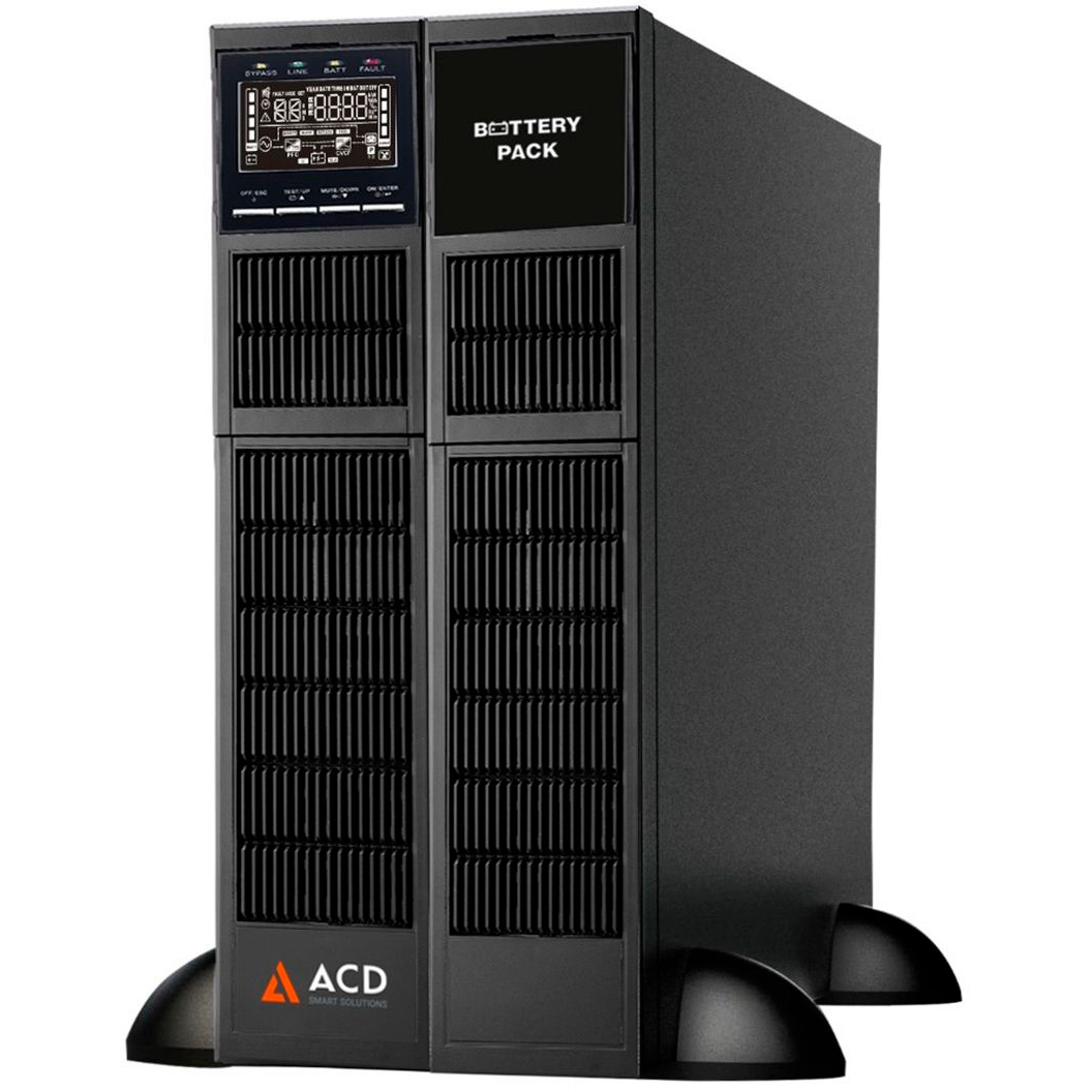 ИБП ACD PW-RackLine Pro 10000T (2 батарейных модуля)