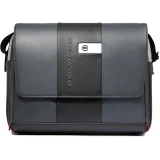 Сумка для ноутбука Piquadro Messenger Laptop Bag 14" Grey/Black (CA6802UB00) (CA6802UB00/GRN)