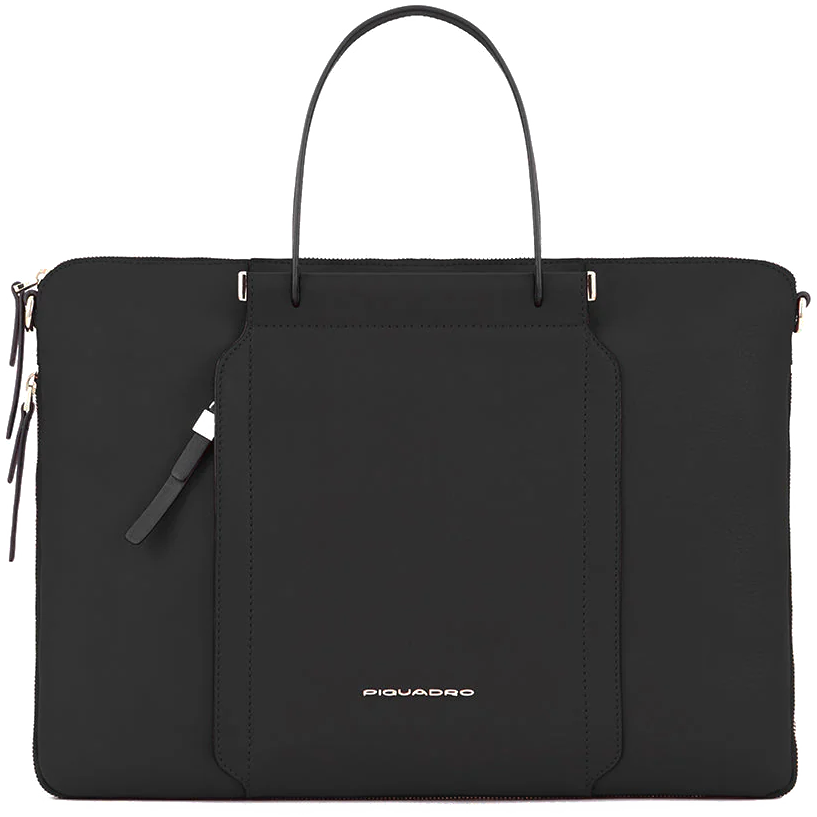 Сумка для ноутбука Piquadro Slim Women's Laptop Bag 15.6" Black (CA4021W92) - CA4021W92/N - фото 2