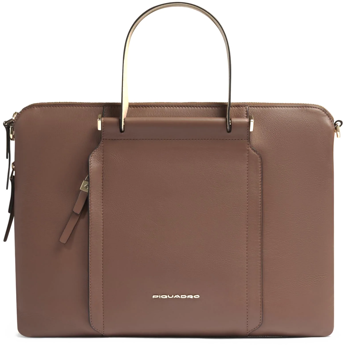 Сумка для ноутбука Piquadro Slim Women's Laptop Bag 15.6" Brown/Beige (CA4021W92) - CA4021W92/MBE - фото 2