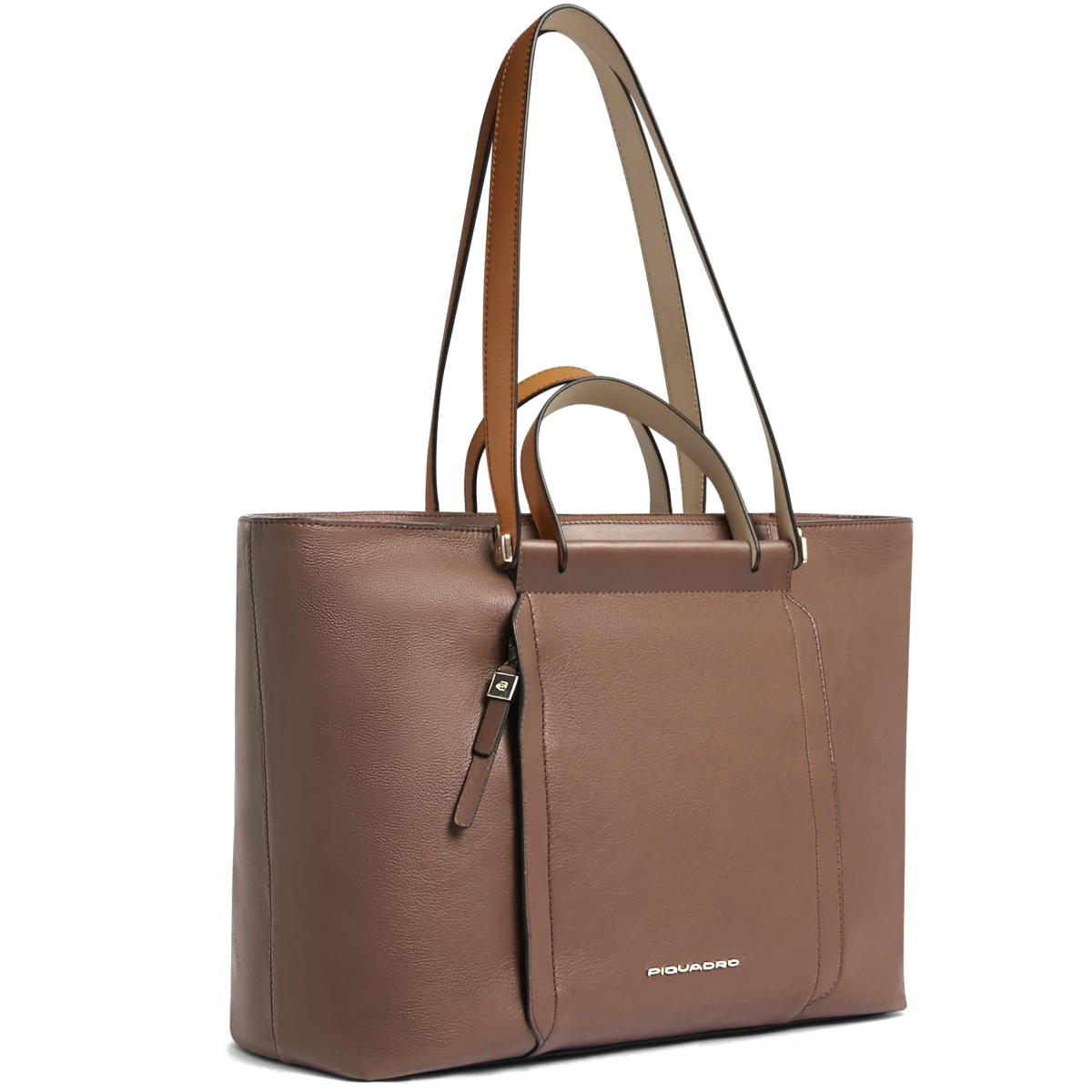 Сумка для ноутбука Piquadro Women's Laptop Tote 14" Brown/Beige (BD3336W92) - BD3336W92/MBE