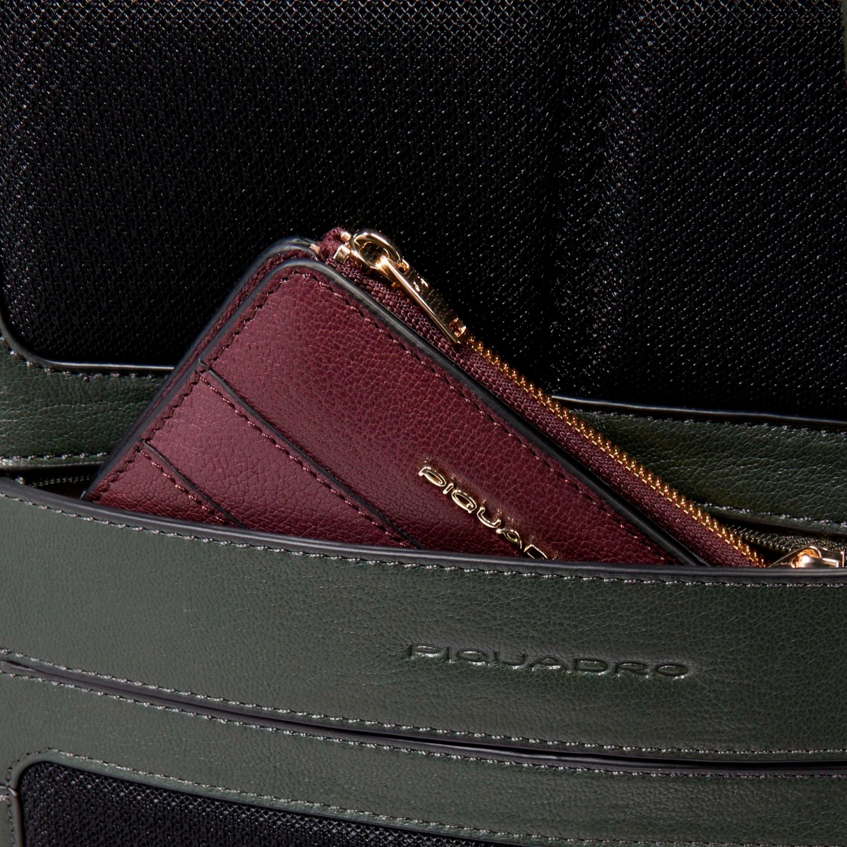 Рюкзак для ноутбука Piquadro Women’s Laptop Backpack 14" Green (CA6772W140) - CA6772W140/VE - фото 5