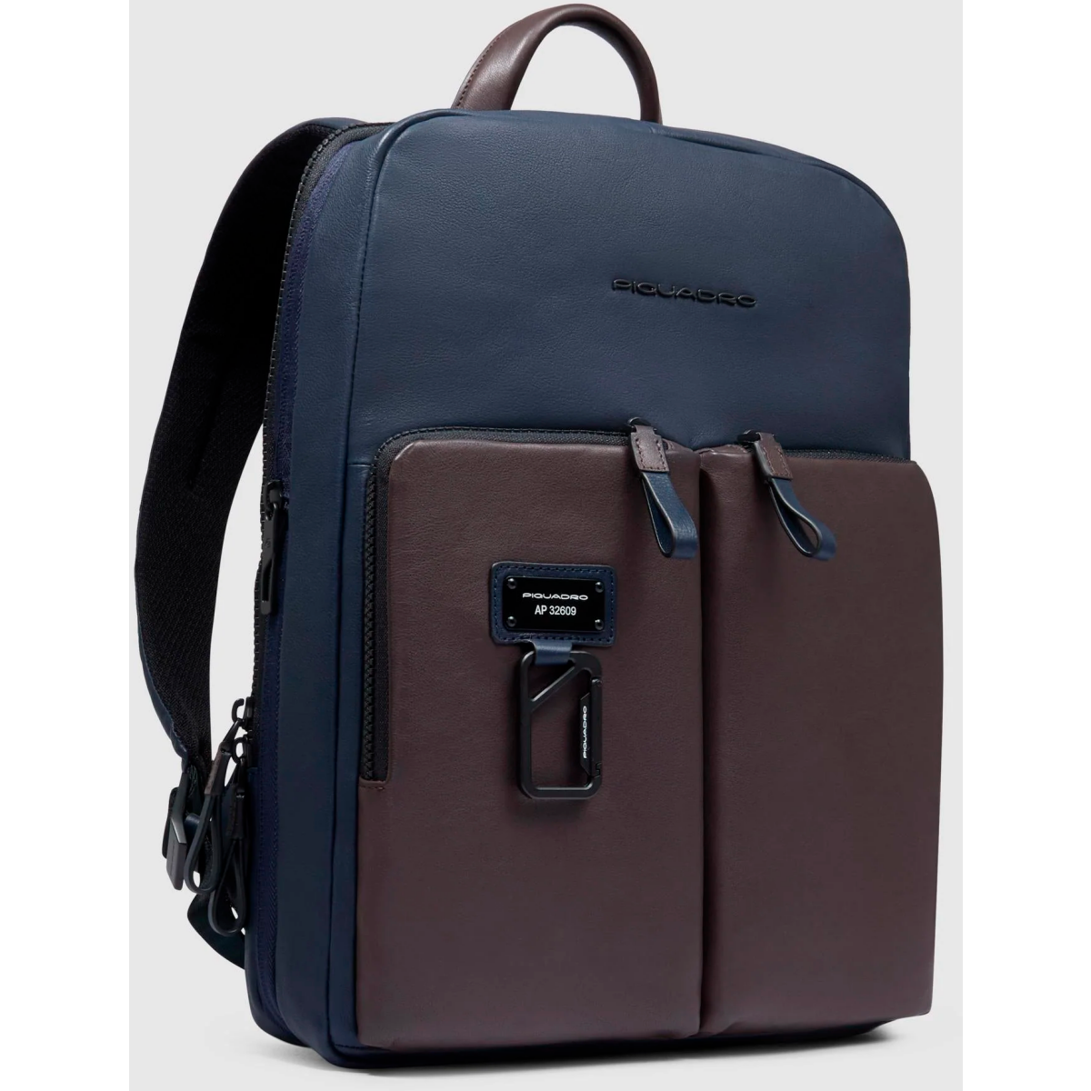 Рюкзак для ноутбука Piquadro Expandable Slim Laptop Backpack 14" Blue/Brown (CA6311AP) - CA6311AP/BLUTM - фото 2