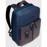 Рюкзак для ноутбука Piquadro Expandable Slim Laptop Backpack 14" Blue/Brown (CA6311AP) (CA6311AP/BLUTM)