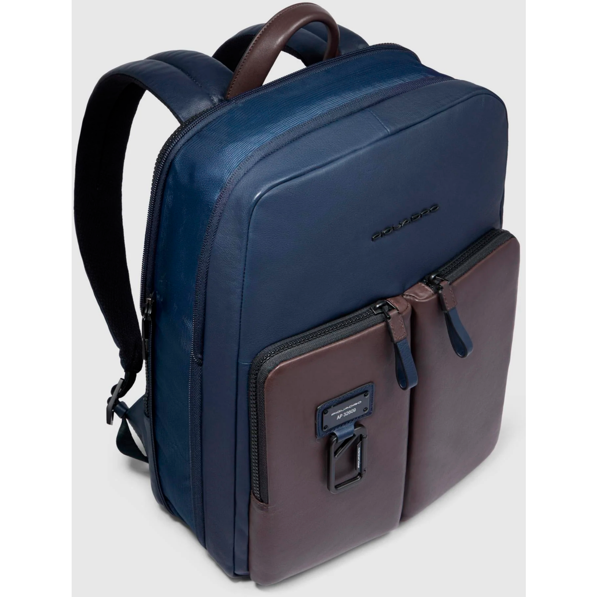 Рюкзак для ноутбука Piquadro Expandable Slim Laptop Backpack 14" Blue/Brown (CA6311AP) - CA6311AP/BLUTM - фото 6