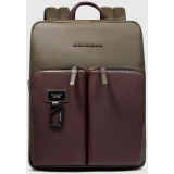 Рюкзак для ноутбука Piquadro Expandable Slim Laptop Backpack 14" Green/Dark Brown (CA6311AP) (CA6311AP/VETM)