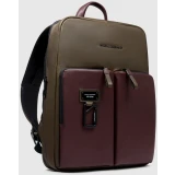 Рюкзак для ноутбука Piquadro Expandable Slim Laptop Backpack 14" Green/Dark Brown (CA6311AP) (CA6311AP/VETM)