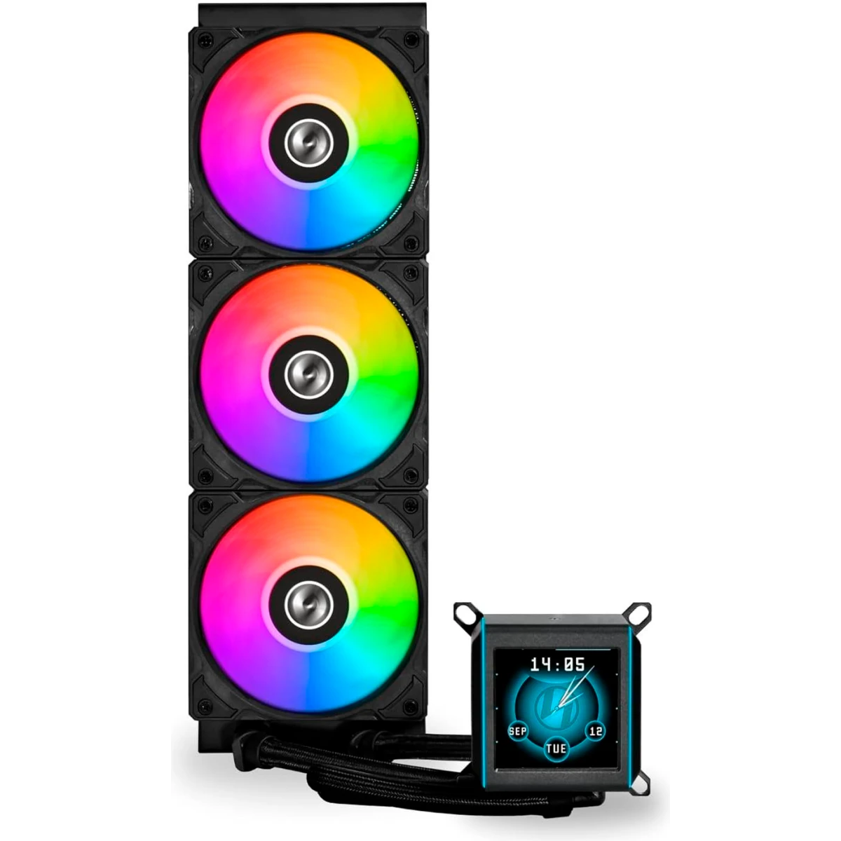 ..... СЖО Lian Li Galahad II LCD 360 Black (0040) Б/У нет крепления AM4/AM5 - G89.GA2ALCD36B.(00/R0) - фото 2