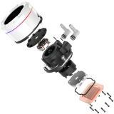 ..... СЖО ID-COOLING SL360 XE WHITE (1h24) Б/У нет стоек,нет винтов крепл. пластины к МП LGA1700