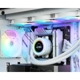 ..... СЖО ID-COOLING SL360 XE WHITE (1h24) Б/У нет стоек,нет винтов крепл. пластины к МП LGA1700