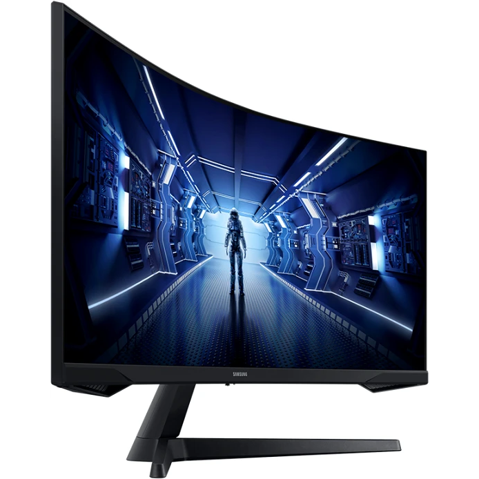 ..... Монитор Samsung 34" C34G55TWWI Odyssey G5 (1083) Б/У трещина на матрице - LC34G55TWWIXCI