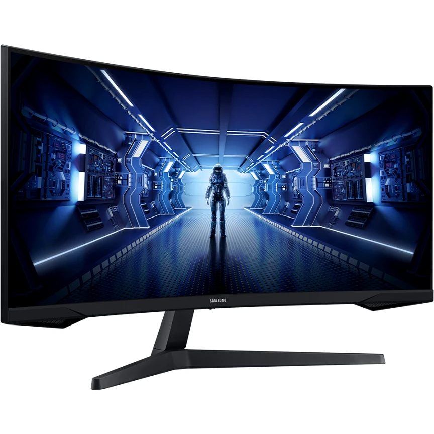 ..... Монитор Samsung 34" C34G55TWWI Odyssey G5 (1083) Б/У трещина на матрице - LC34G55TWWIXCI - фото 3