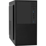 ..... Корпус ExeGate BAA-308U2 Black Б/У вмятина на боковой крышке (EX297994RUS)