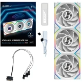 ..... Вент. для корпуса Lian Li UNI Fan SL Wireless LCD 120 Reverse Blade White (3 шт.) (0055) Б/У (G99.12RSLLCD1W3W.R0)