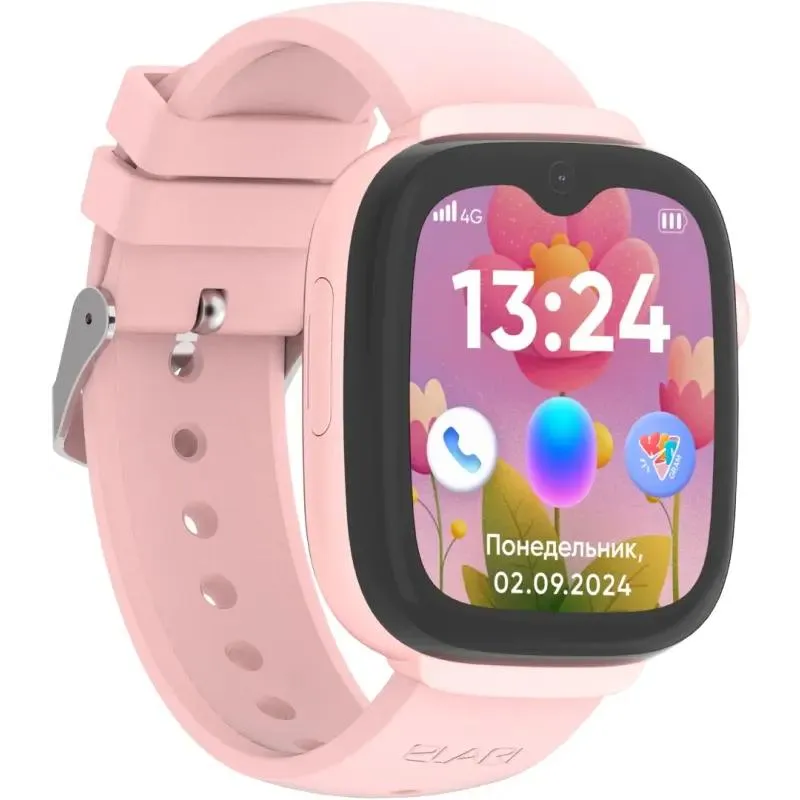 Умные часы Elari KidGram Watch 4G Pink - KP-4G-K-PINK - фото 3