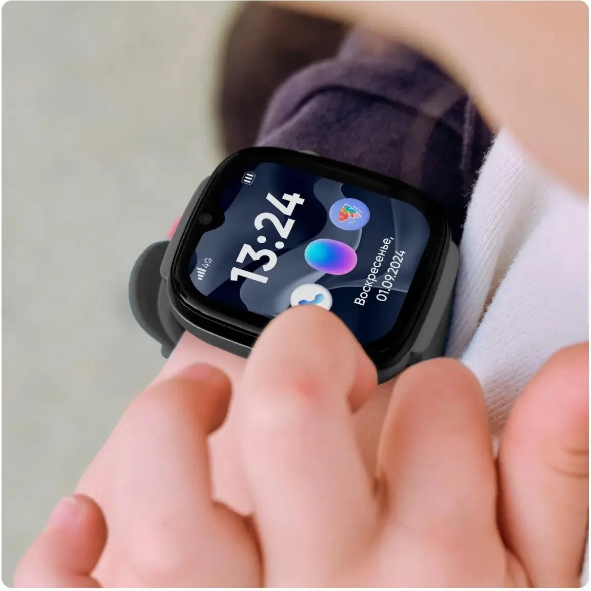 Умные часы Elari KidGram Watch 4G Black - фото 10