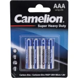 Батарейка Camelion Blue R03P-BP4B (AAA, 4 шт.) (3214)