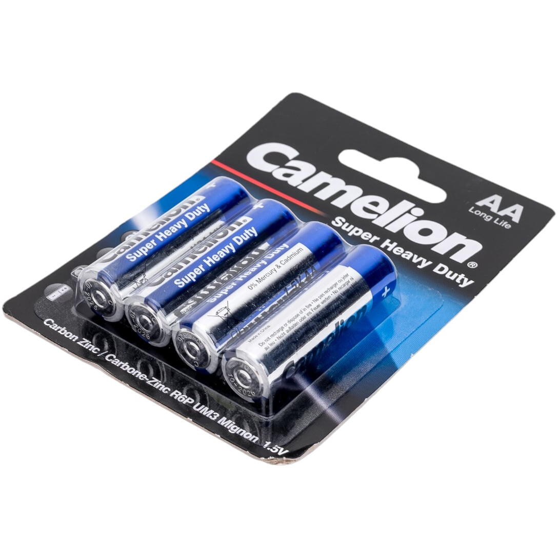 Батарейка Camelion Blue R6P-BP4B (AA, 4 шт.) - 3215 - фото 2