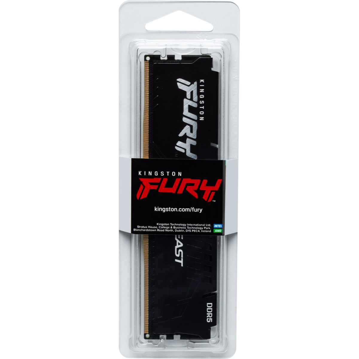 Оперативная память 16Gb DDR5 5200MHz Kingston Fury Beast (KF552C40BB-16) OEM - фото 3