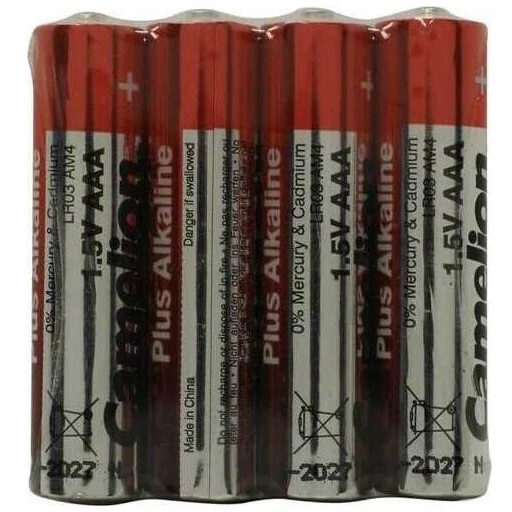 Батарейка Camelion Plus Alkaline LR03-SP4 (AAA, 4 шт.) - 12553 - фото 2