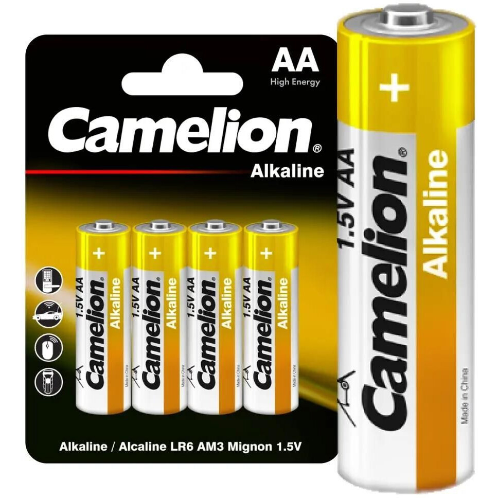 Батарейка Camelion Normal Alkaline LR6-BP4NR (AA, 4 шт.) - 15122