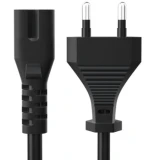 Кабель питания CEE 7/16 - C7, 1м, Caweon CH-02-BK