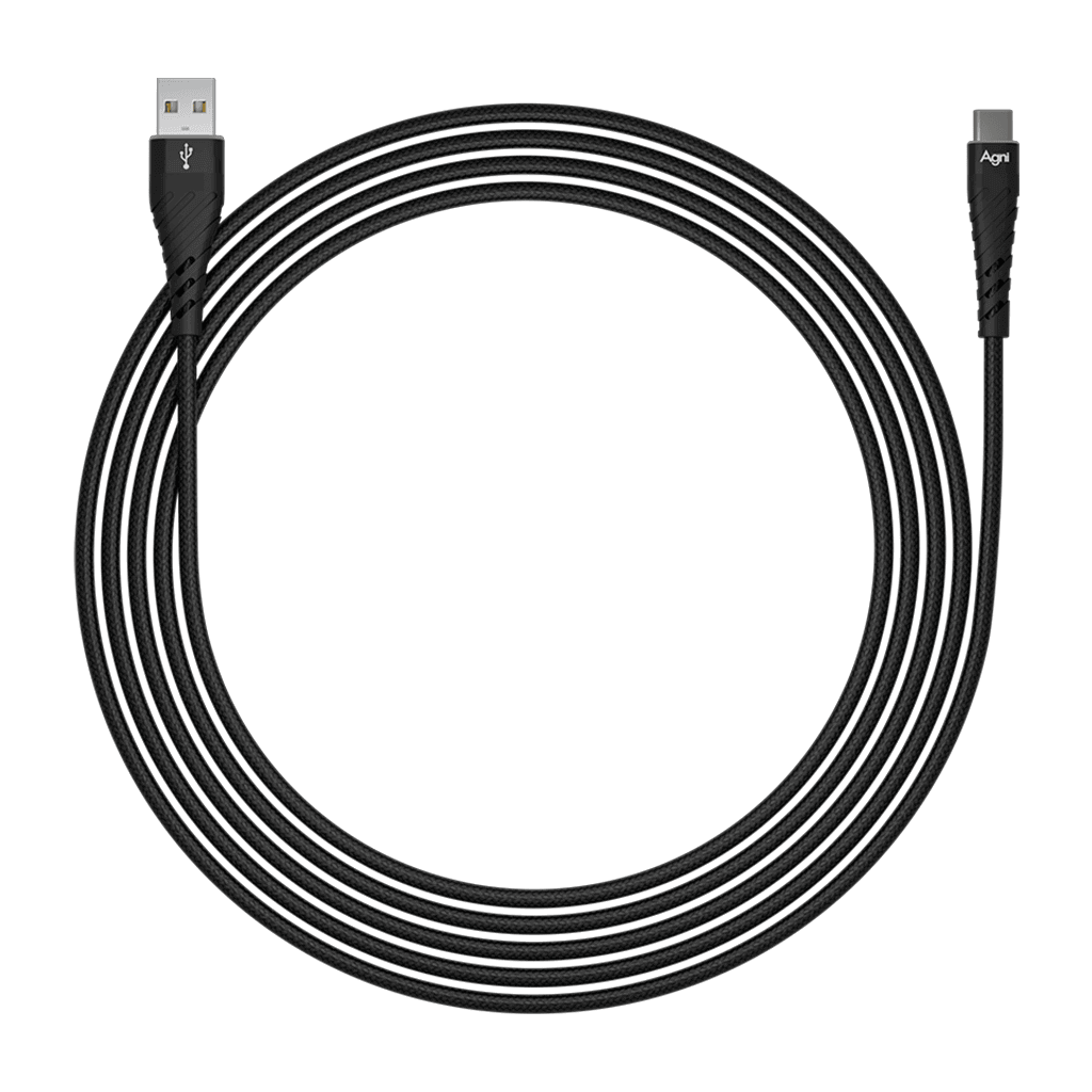 Кабель USB - USB Type-C, 1м, AGNI UC412-23-AC Black - UC412-23-AC-black - фото 3