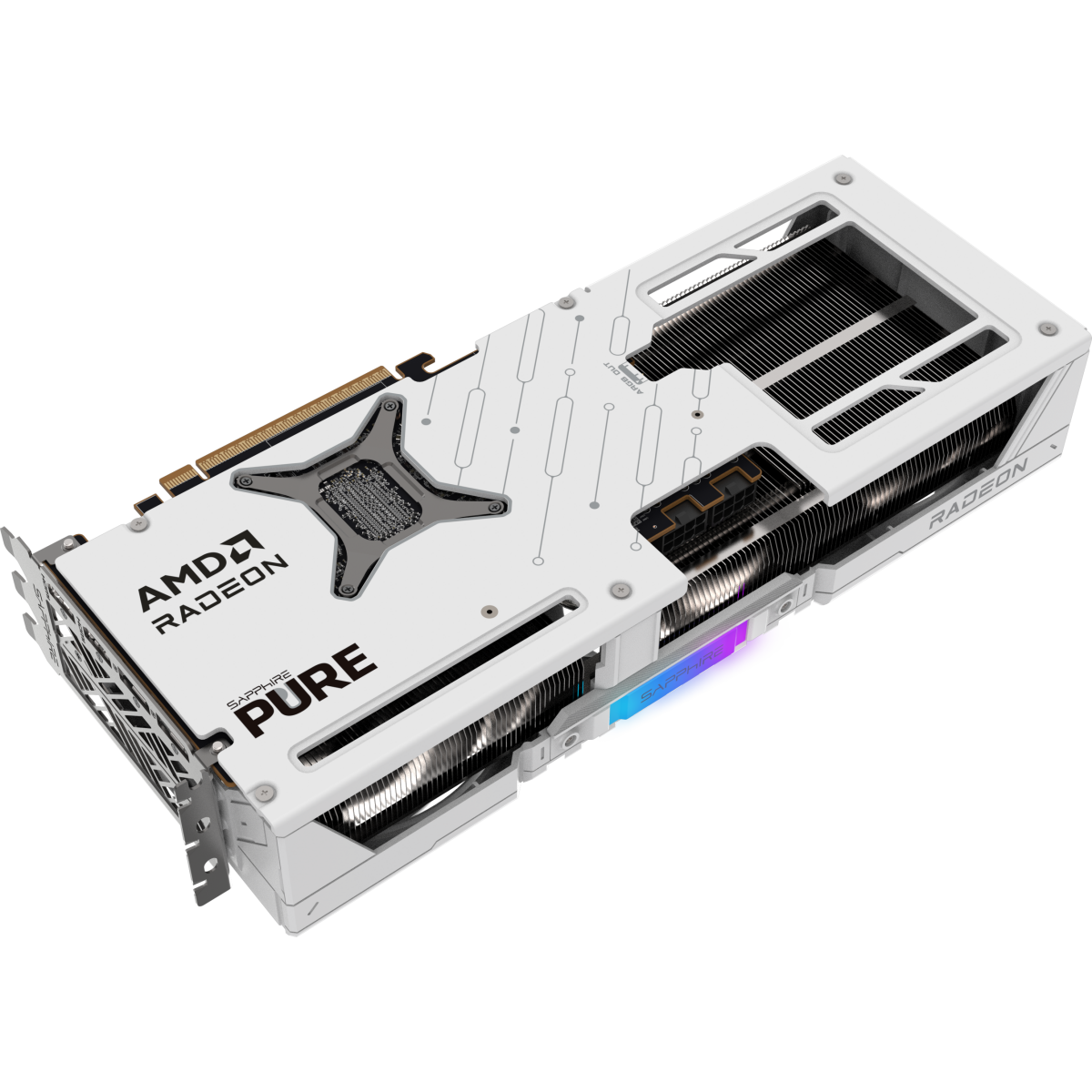 Видеокарта AMD Radeon RX 9070 Sapphire Pure OC 16Gb (11349-02-20G) - фото 5