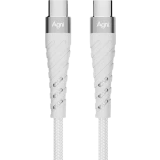 Кабель USB Type-C - USB Type-C, 1м, AGNI UC412-24-100W-CC White (UC412-24-100W-CC-white)