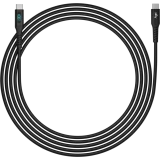 Кабель USB Type-C - USB Type-C, 1м, AGNI UC423-24-100W-CC-LED Black (UC423-24-100W-CC-LED-black)
