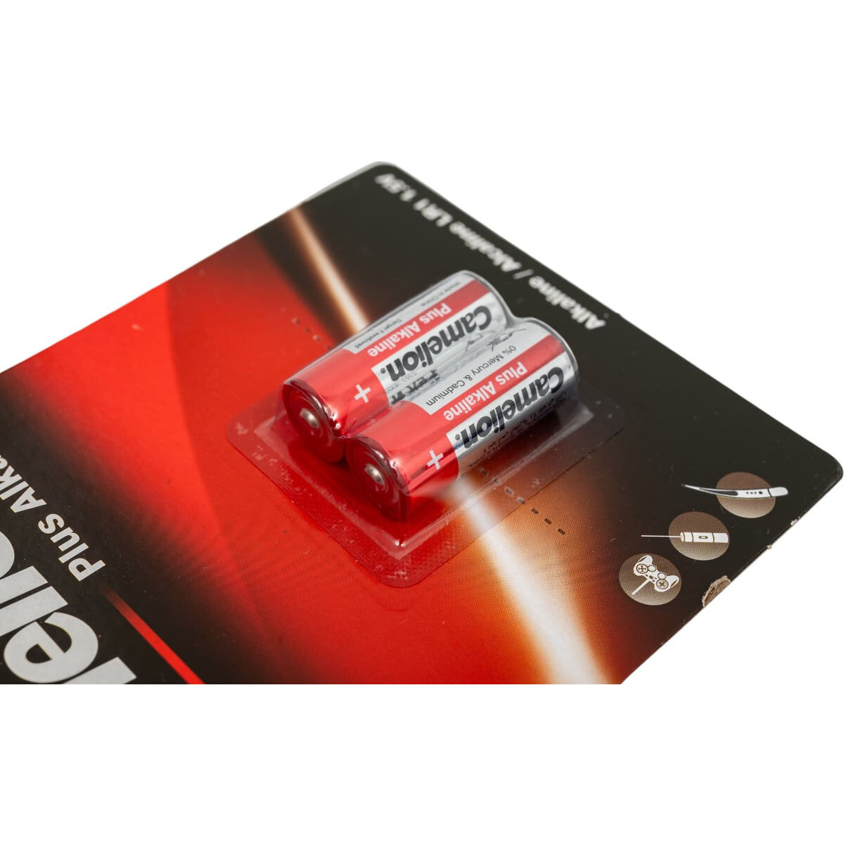 Батарейка Camelion Plus Alkaline LR1-BP2 (N, 2 шт.) - 2605 - фото 2