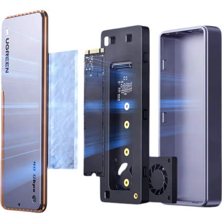 Внешний корпус для SSD M.2 UGREEN CM642 (15976) - фото 3