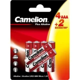 Батарейка Camelion Plus Alkaline 4+2LR03-BP (AAA, 6 шт.) (15307)