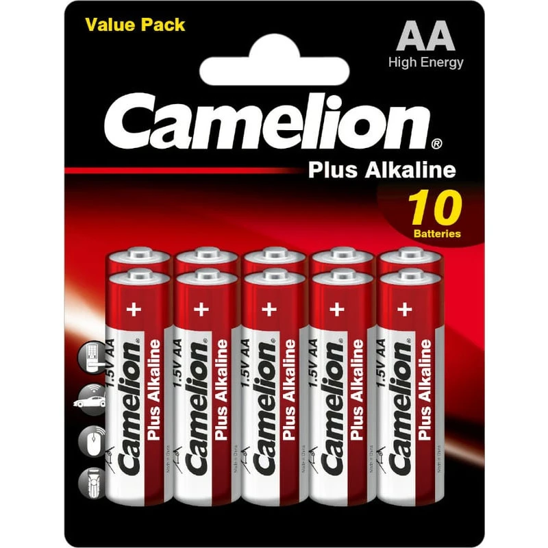 Батарейка Camelion Plus Alkaline LR6-BP10 (AA, 10 шт.) - 14854