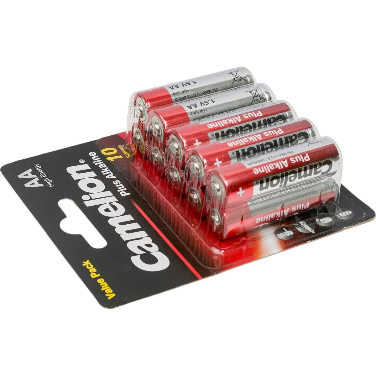 Батарейка Camelion Plus Alkaline LR6-BP10 (AA, 10 шт.) - 14854 - фото 3