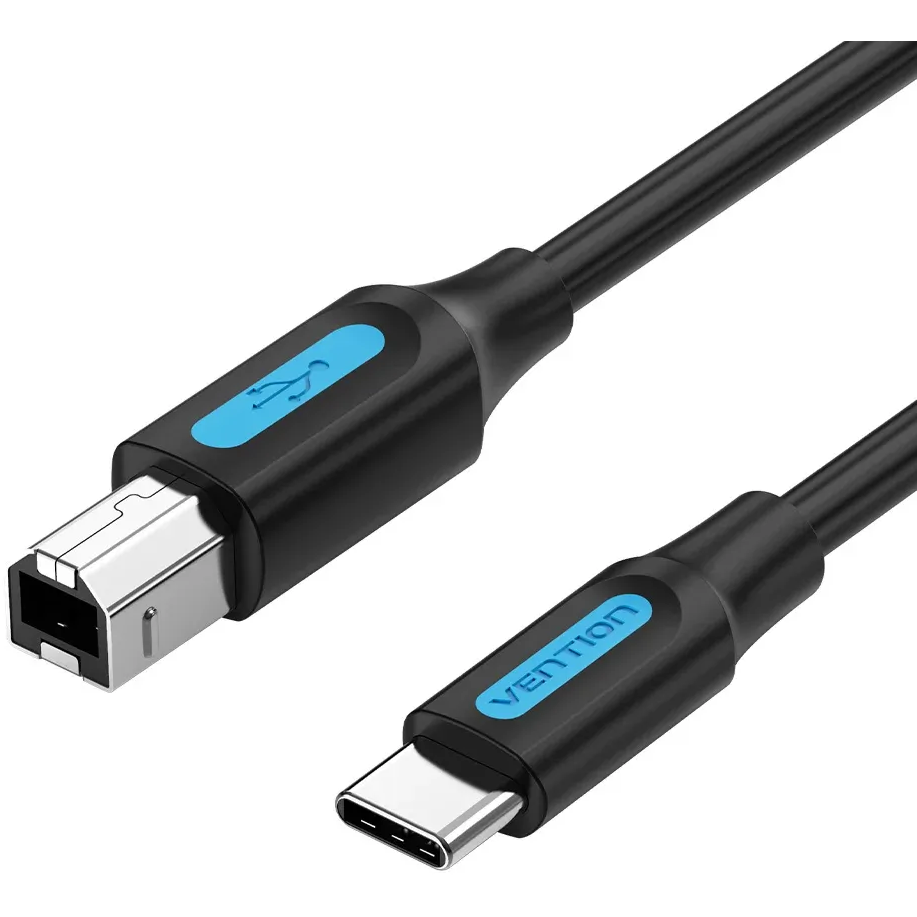 Кабель USB B (M) - USB Type-C, 0.5м, Vention CQUBD