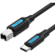 Кабель USB B (M) - USB Type-C, 0.5м, Vention CQUBD