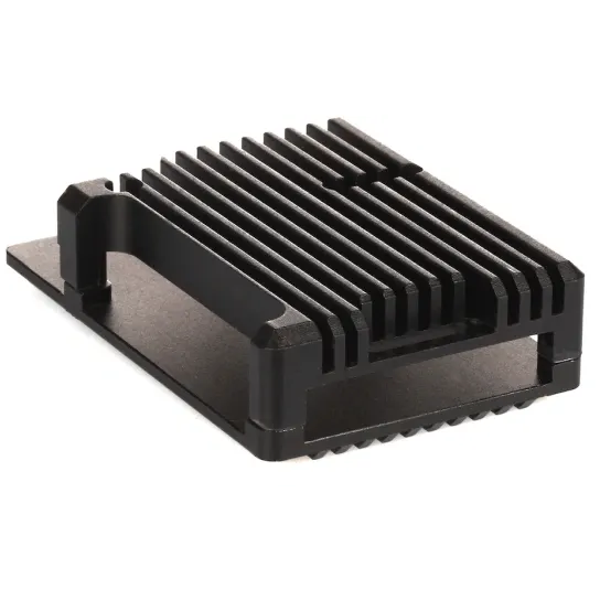 Корпус для одноплатного компьютера QUMO RS006 Aluminium Case for Raspberry Pi 4 Black