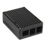 Корпус для одноплатного компьютера QUMO RS017 Aluminium Case for Raspberry Pi 4 Black (32893)