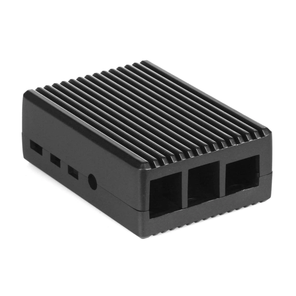 Корпус для одноплатного компьютера QUMO RS018 Aluminium Case for Raspberry Pi 4 Grey